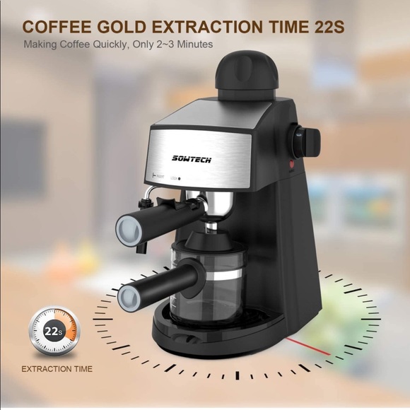 Espresso Machine 3.5 Bar 4 Cup Espresso Cappuccino - Picture 6 of 11